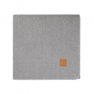 Logo trade promotional merchandise picture of: VINGA Moulton GRS RPET blanket